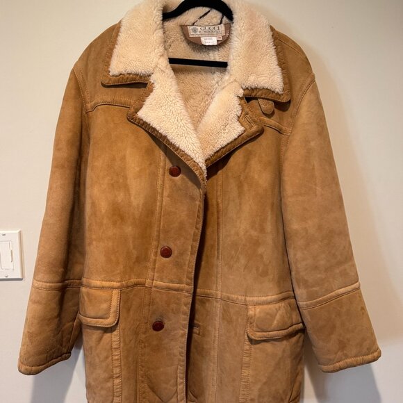 Vintage Gucci Shearling Jacket